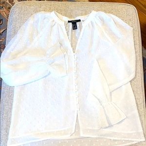 Forever 21 White Blouse